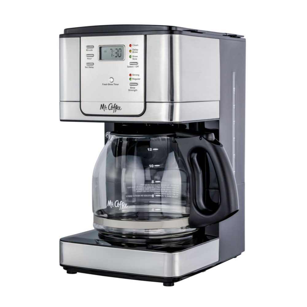 Mr. Coffee 12 Cup Programmable Coffee Maker with Strong Brew